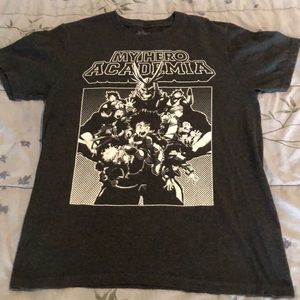 My Hero Academia gray T-shirt